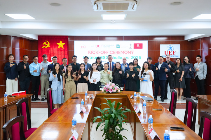 KHAI MẠC VÒNG TĂNG TRƯỞNG CUỘC THI VIETNAM ESG CHALLENGE 2025 TẠI UEF 24