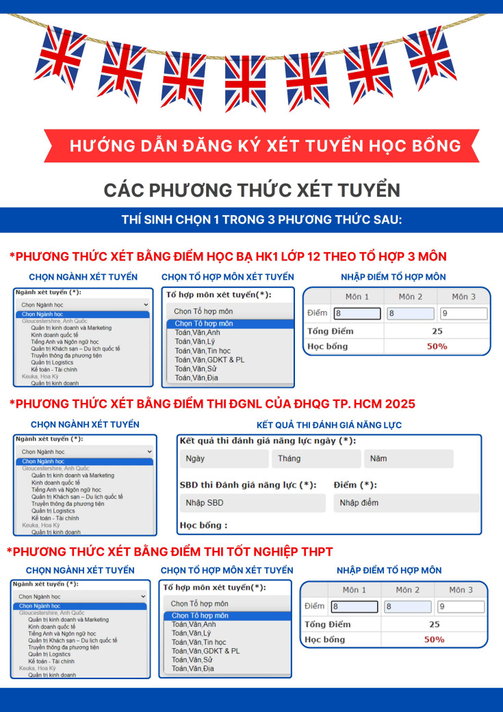 HƯỚNG DẪN CÁCH ĐĂNG KÝ HỌC BỔNG ONLINE CHƯƠNG TRÌNH CỬ NHÂN QUỐC TẾ CỦA GLOUCESTERSHIRE VIETNAM 8