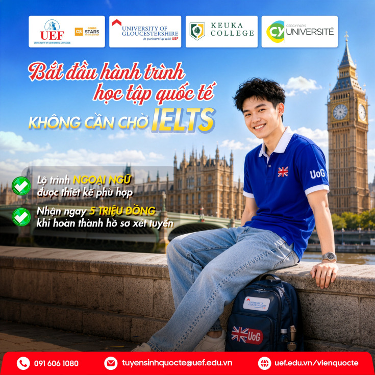 CHƯA CÓ IELTS, VẪN CÓ THỂ BẮT ĐẦU LỘ TRÌNH CỬ NHÂN ANH QUỐC TẠI GLOUCESTERSHIRE VIETNAM 10