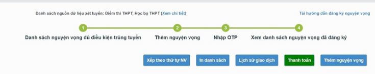 THÍ SINH LƯU Ý THỜI GIAN THANH TOÁN LỆ PHÍ NGUYỆN VỌNG XÉT TUYỂN ĐẠI HỌC NĂM 2024 41