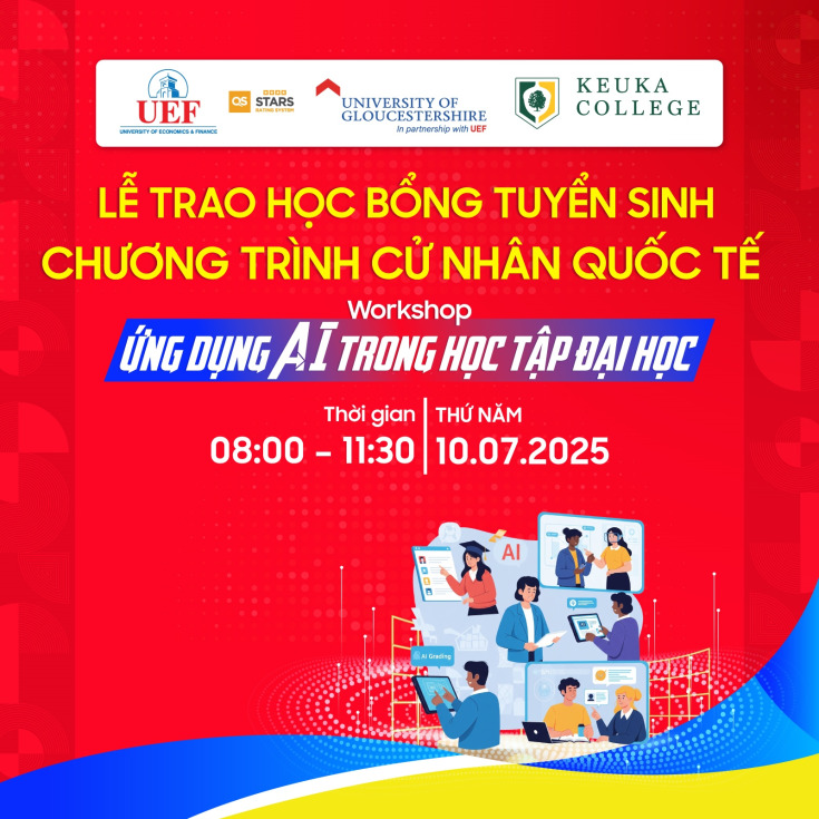 GLOUCESTERSHIRE VIETNAM SẼ TỔ CHỨC LỄ TRAO HỌC BỔNG VÀ WORKSHOP “ỨNG DỤNG AI TRONG HỌC TẬP ĐẠI HỌC HIỆU QUẢ” 13