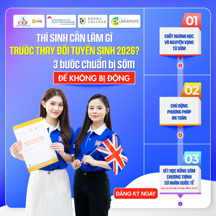 THAY ĐỔI TUYỂN SINH 2026: HỌC SINH LỚP 12 CẦN CHUẨN BỊ GÌ TỪ BÂY GIỜ? 6