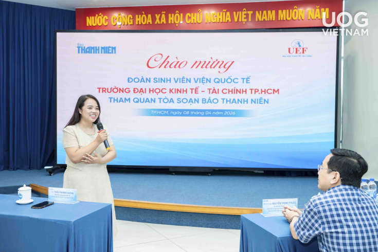 SINH VIÊN GLOUCESTERSHIRE VIETNAM THAM QUAN, KIẾN TẬP TẠI TÒA SOẠN BÁO THANH NIÊN 10