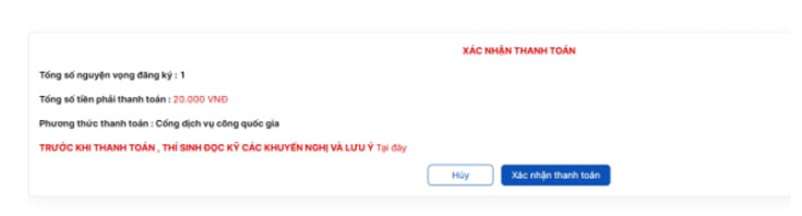 TỪ NGÀY 29/7 ĐẾN 5/8, THÍ SINH LƯU Ý THANH TOÁN LỆ PHÍ NGUYỆN VỌNG XÉT TUYỂN ĐẠI HỌC NĂM 2025 32