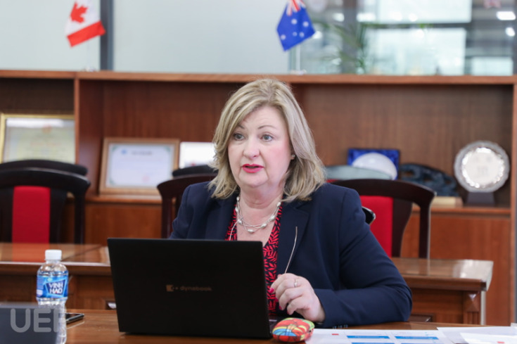 UEF VÀ ĐẠI DIỆN ĐẠI HỌC GLOUCESTERSHIRE THẢO LUẬN VỀ KẾ HOẠCH ĐÀO TẠO TRONG NĂM HỌC MỚI 23