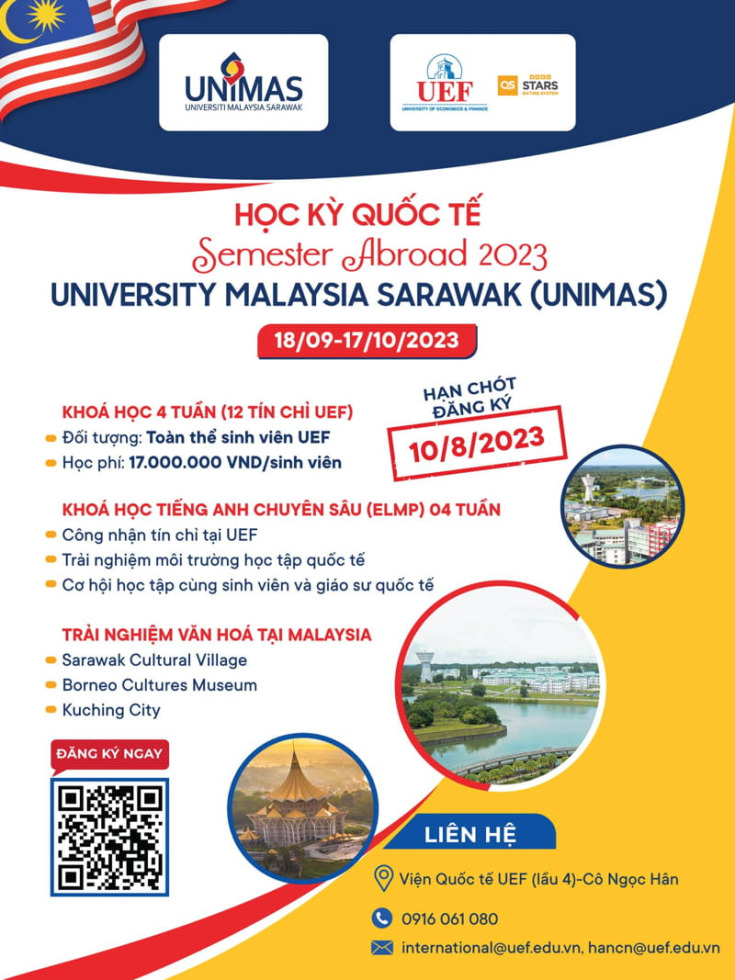 KHỞI ĐỘNG HỌC KỲ QUỐC TẾ MỚI TẠI TRƯỜNG ĐẠI HỌC MALAYSIA SARAWAK 13