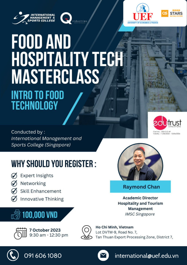 SỰ KIỆN FOOD AND HOSPITALITY TECH MASTERCLASS 12
