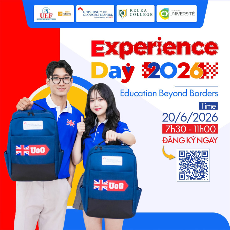 EXPERIENCE DAY 2026: CƠ HỘI ĐỂ 2K8 KHÁM PHÁ LỘ TRÌNH CỬ NHÂN ANH QUỐC SAU KỲ THI TỐT NGHIỆP THPT 8