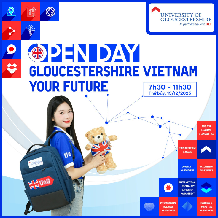 OPEN DAY GLOUCESTERSHIRE VIETNAM – HÀNH TRÌNH KHÁM PHÁ MÔI TRƯỜNG ĐẠI HỌC QUỐC TẾ DÀNH CHO 2K8 5
