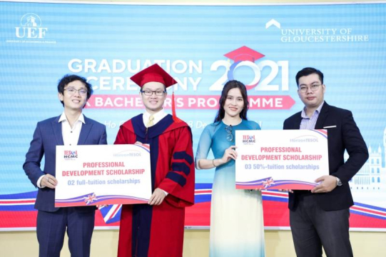 HỌC BỔNG GIÁ TRỊ CHO THÍ SINH XÉT TUYỂN SỚM VÀO CHƯƠNG TRÌNH CỬ NHÂN ANH QUỐC