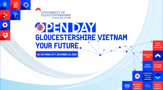 OPEN DAY GLOUCESTERSHIRE VIETNAM – HÀNH TRÌNH KHÁM PHÁ MÔI TRƯỜNG ĐẠI HỌC QUỐC TẾ DÀNH CHO 2K8