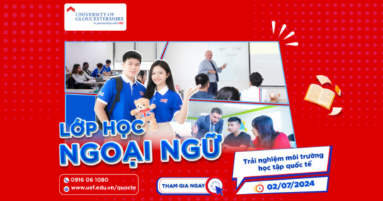 CƠ HỘI TRẢI NGHIỆM LỚP HỌC NGOẠI NGỮ MIỄN PHÍ TẠI MÔI TRƯỜNG QUỐC TẾ